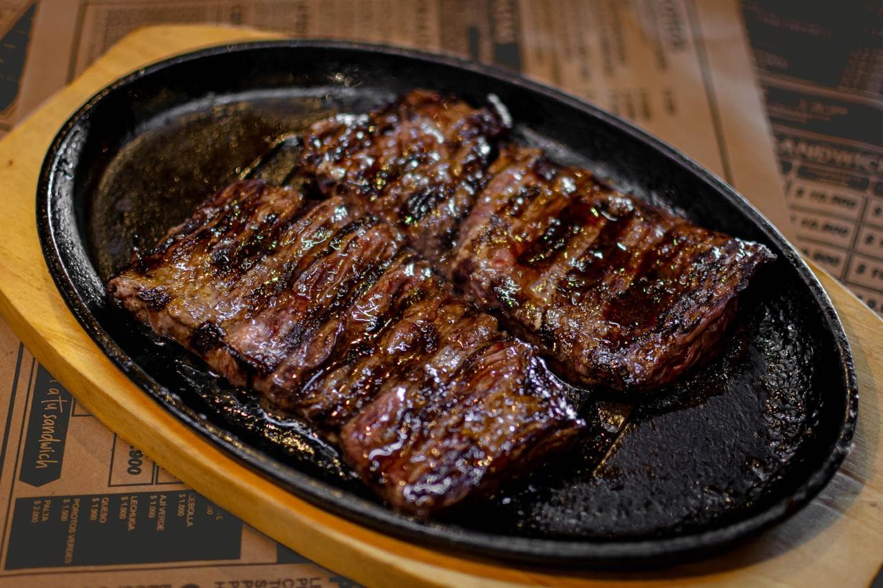 Entraña a la parrilla de Los Ganaderos